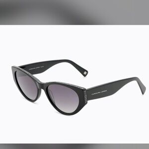 Carolina Lemke Berlin 
Black Crystal-Trim  Sunglasses